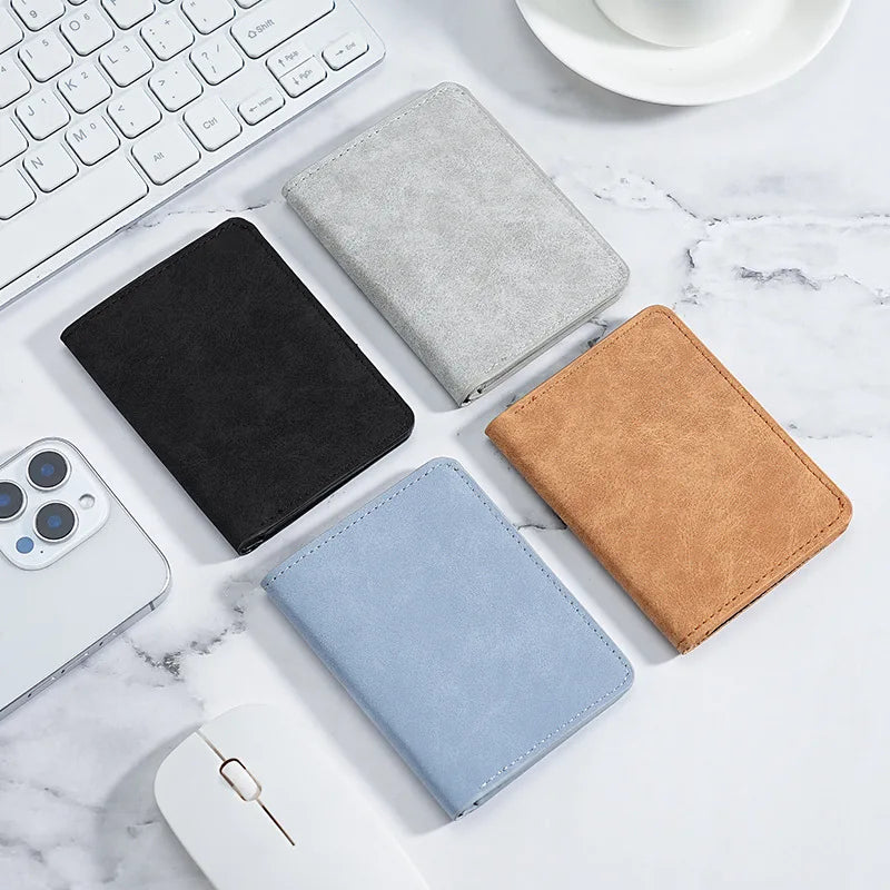 Men’s Ultra-Thin Leather Card Holder Wallet