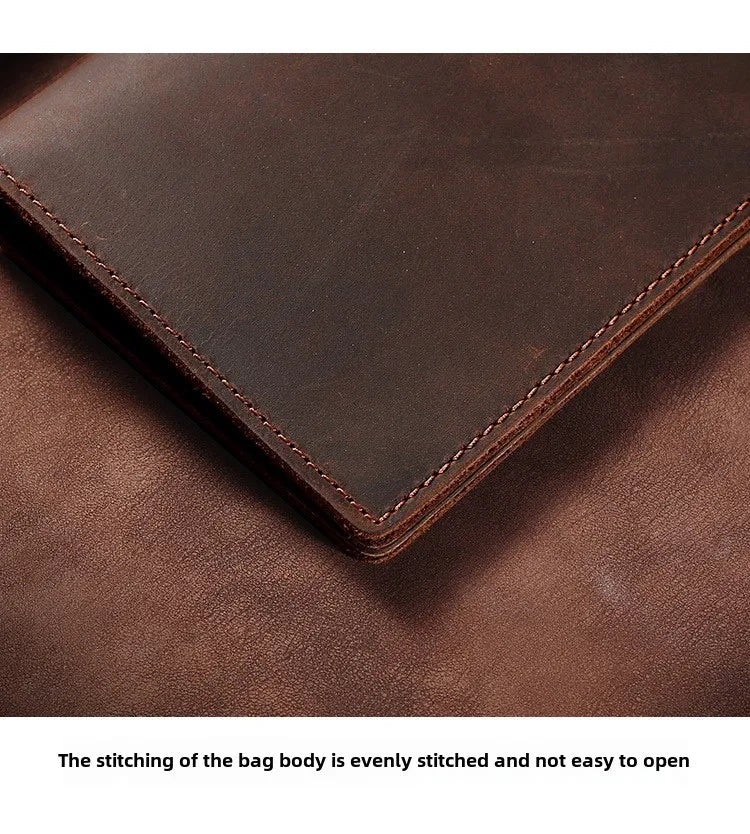 Men’s Genuine Cow Leather Short Wallet & Card Holder