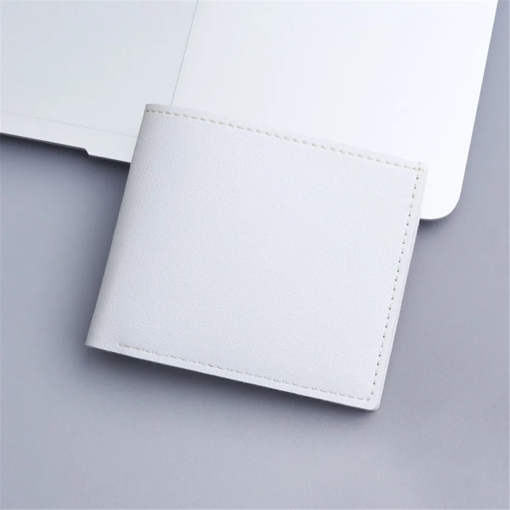 Men’s Vintage PU Leather Short Wallet with Card Holder