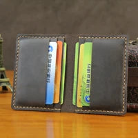 Handmade Genuine Leather Card Wallet & ID Holder