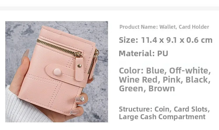 Women’s Large Capacity Wallet with Coin Purse & Card Holder