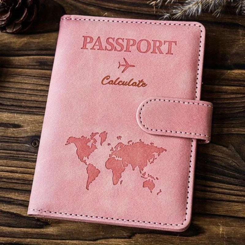 Custom Engraved Leather Passport Cover & Wallet