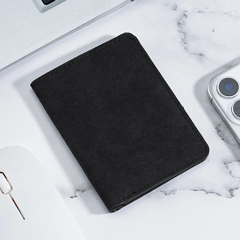 Men’s Ultra-Thin Leather Card Holder Wallet