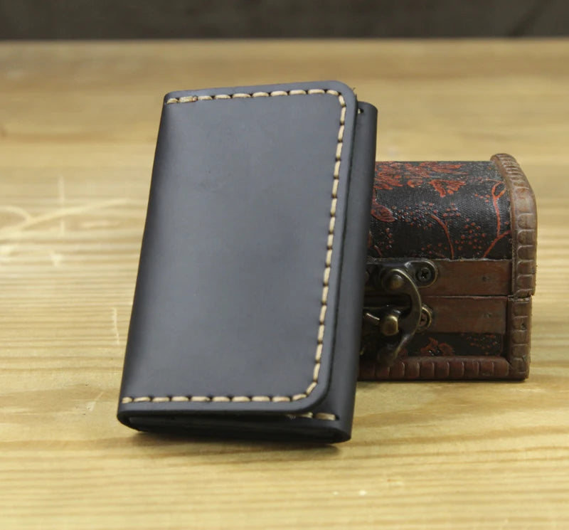 Handmade Genuine Leather Card Wallet & ID Holder