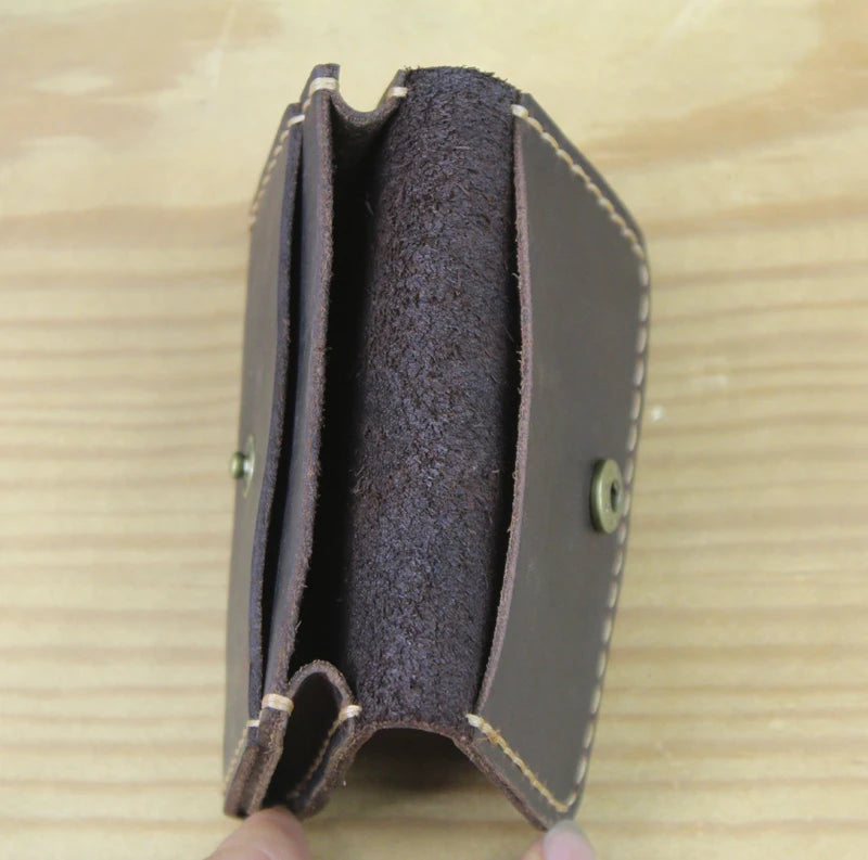 Handmade Genuine Leather Card Wallet & ID Holder