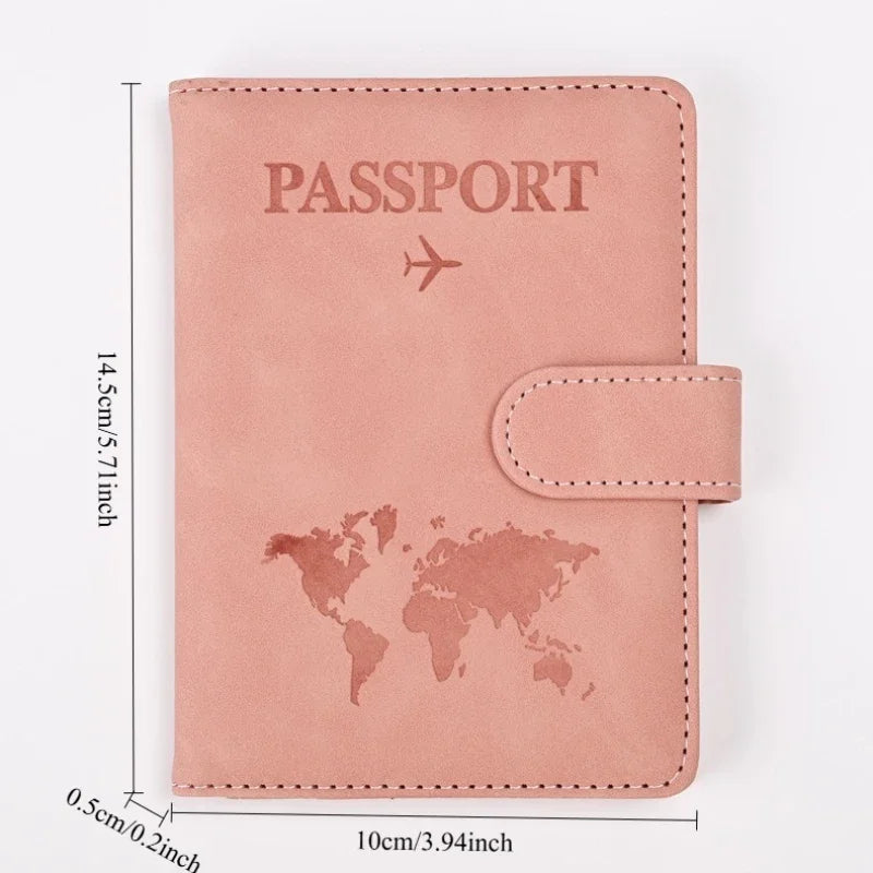 Custom Engraved Leather Passport Cover & Wallet