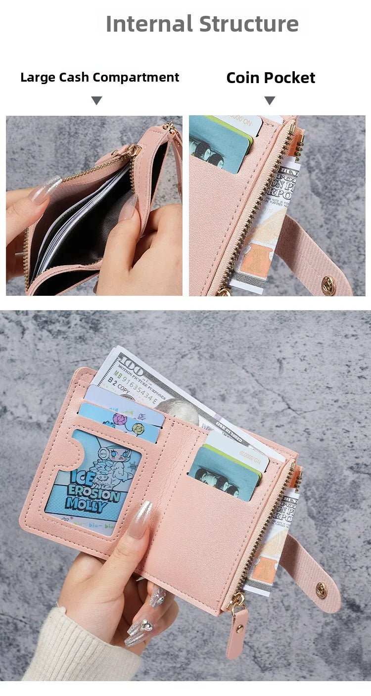 Women’s Large Capacity Wallet with Coin Purse & Card Holder