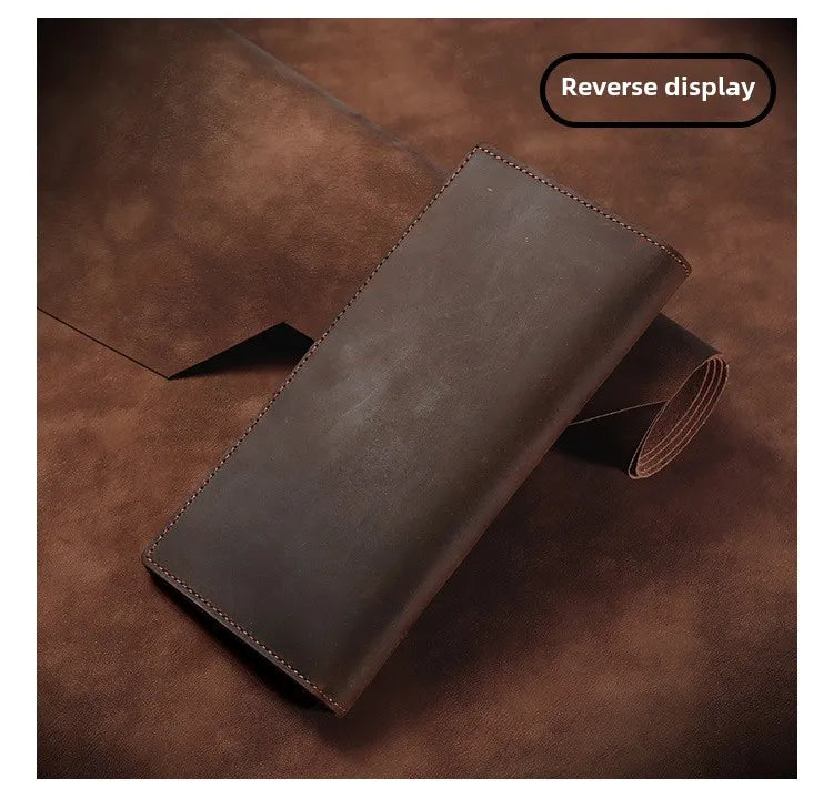 Men’s Genuine Cow Leather Short Wallet & Card Holder