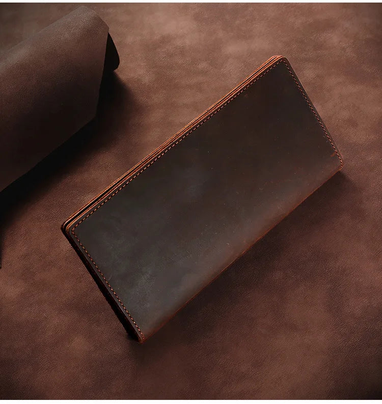 Men’s Genuine Cow Leather Short Wallet & Card Holder