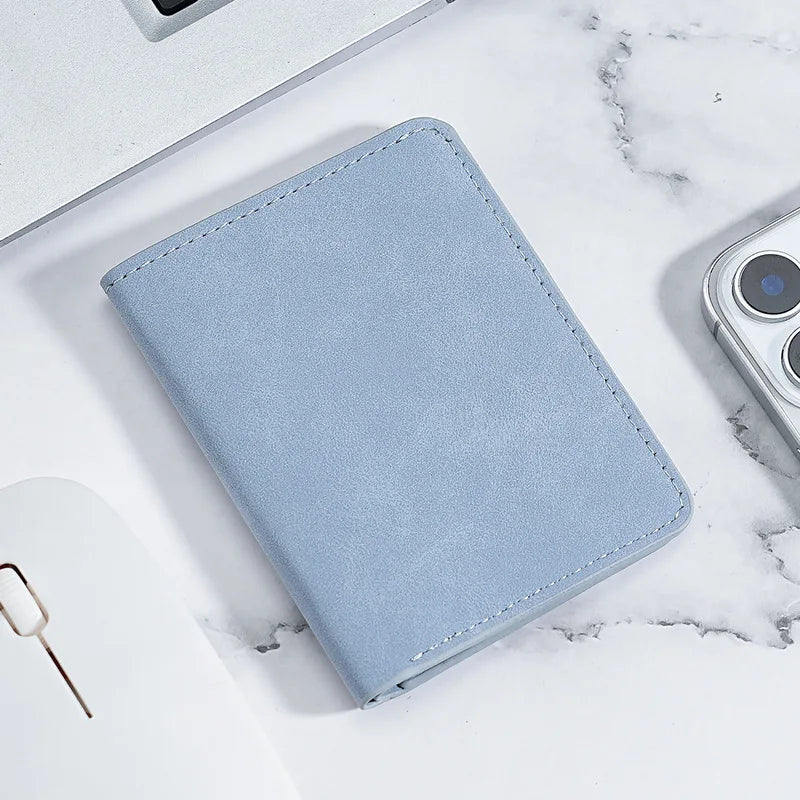 Men’s Ultra-Thin Leather Card Holder Wallet