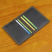 Handmade Genuine Leather Card Wallet & ID Holder