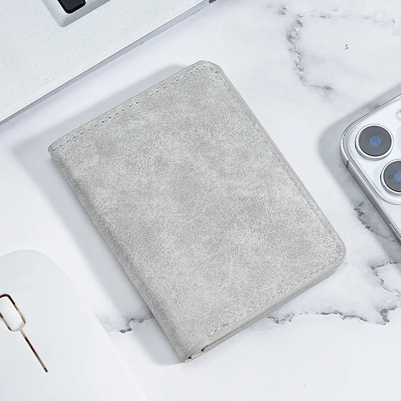 Men’s Ultra-Thin Leather Card Holder Wallet