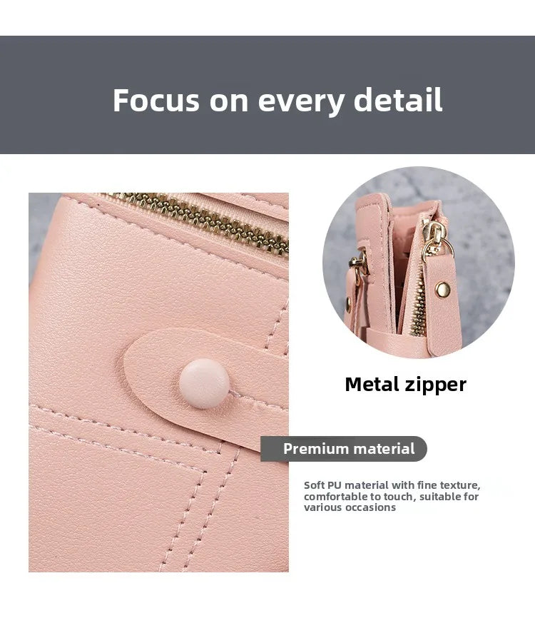 Women’s Large Capacity Wallet with Coin Purse & Card Holder