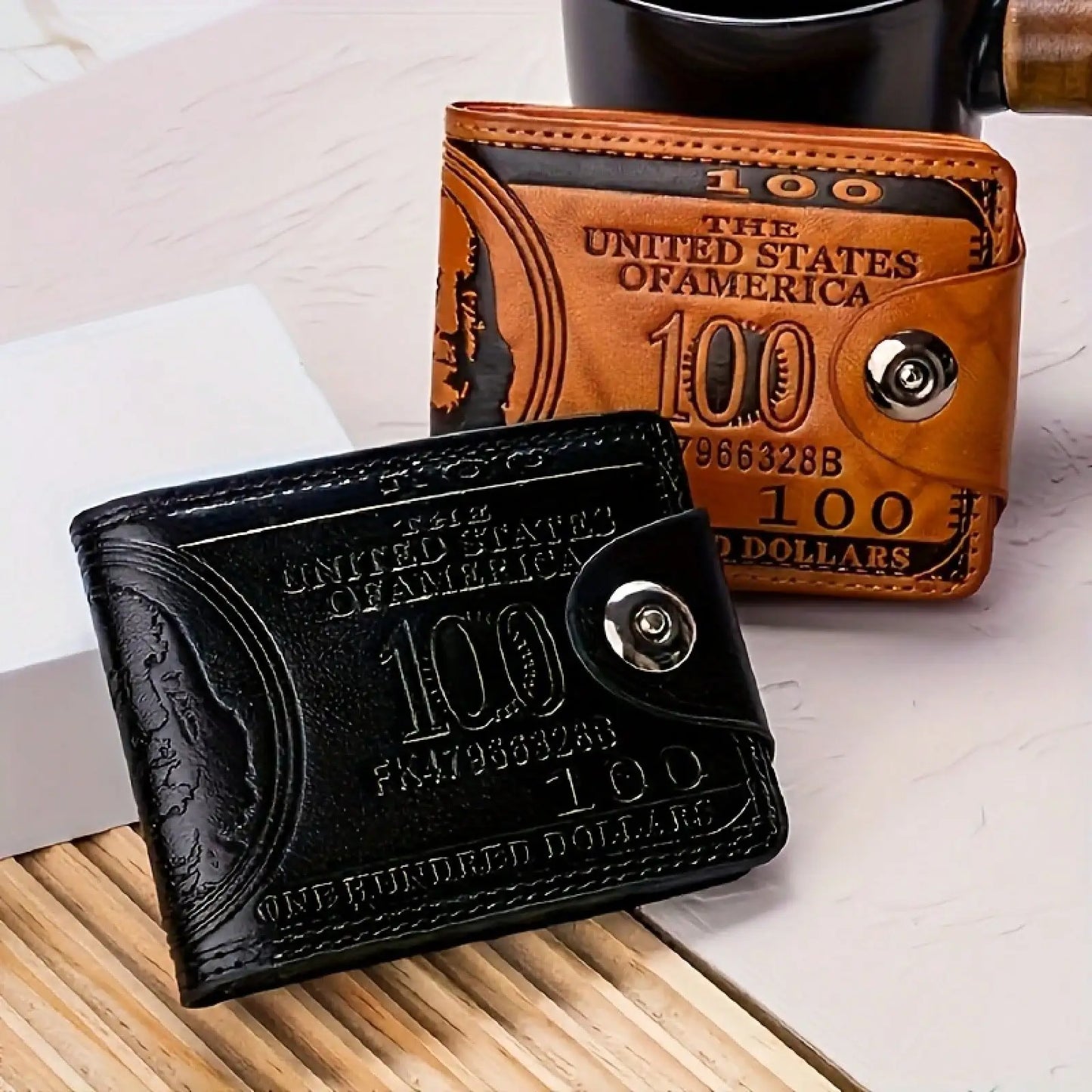 Portable Dollar Wallet with Multi-Card Slots