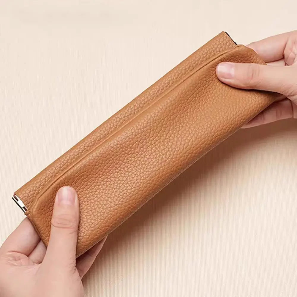 2025 Women’s Long Leather Wallet with Zipper & Phone Holder