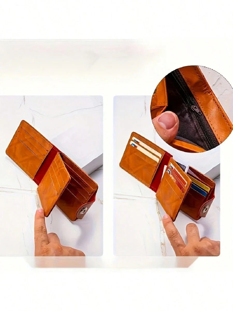 Portable Dollar Wallet with Multi-Card Slots